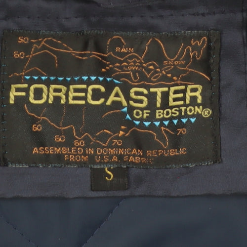 Forecaster of Boston Womens Navy Long Puffer Coat Small