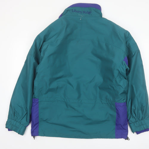 Columbia Women's Green Retro Ski Jacket M Winter Waterproof Outdoor Coat