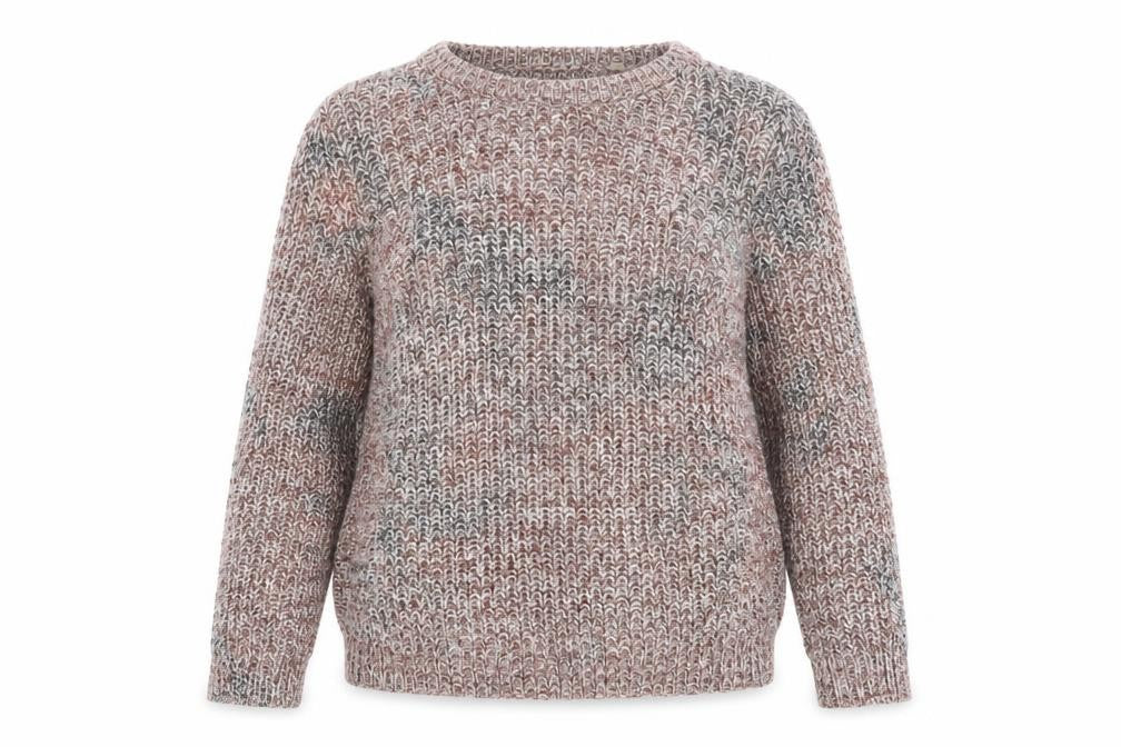 Front view of Jack Wills Women's Multicoloured Cotton Chunky Knit Jumper UK 14