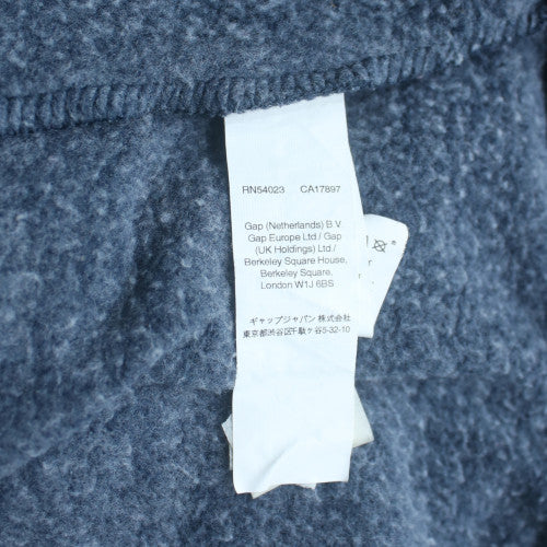 GAP Men's Blue Pullover Fleece Logo Hoodie Size M Regular Fit
