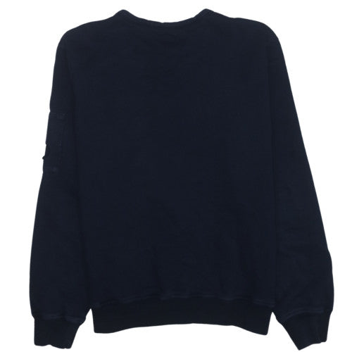 C.P. Company Men's Black 2XL Crew Neck Pullover Sweatshirt