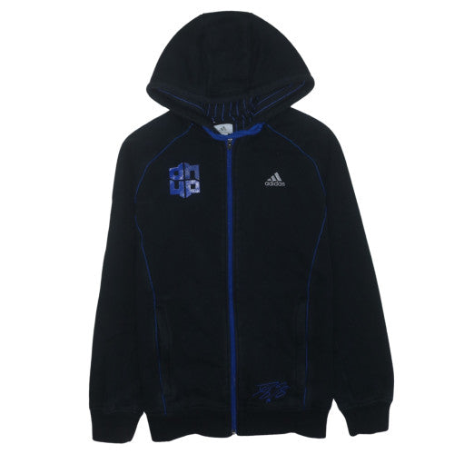 Adidas Men's Black Full Zip Basketball Hoodie Size M