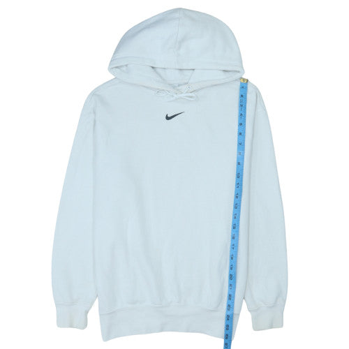 Nike Men's White XS Pullover Hoodie Logo Fleece Sweatshirt