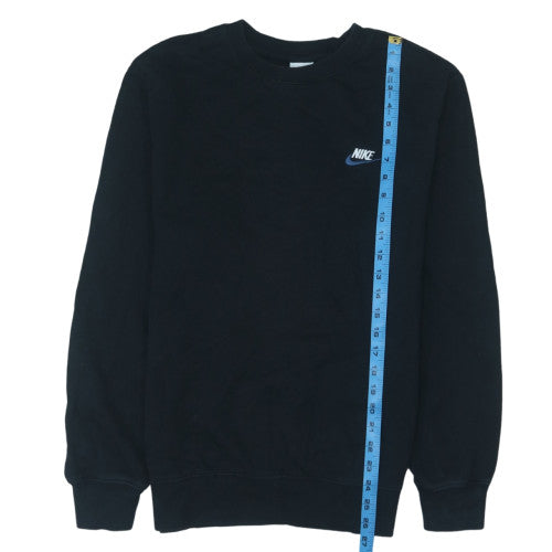 Nike Men's Black Small Classic Crew Neck Sweatshirt