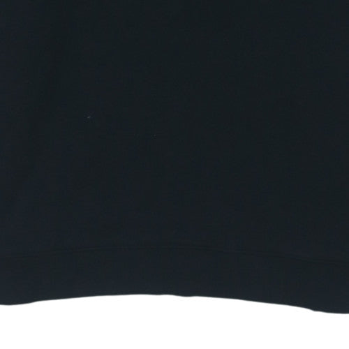 Reebok Men's Black Crew Neck Pullover Sweatshirt M Casual Sportswear