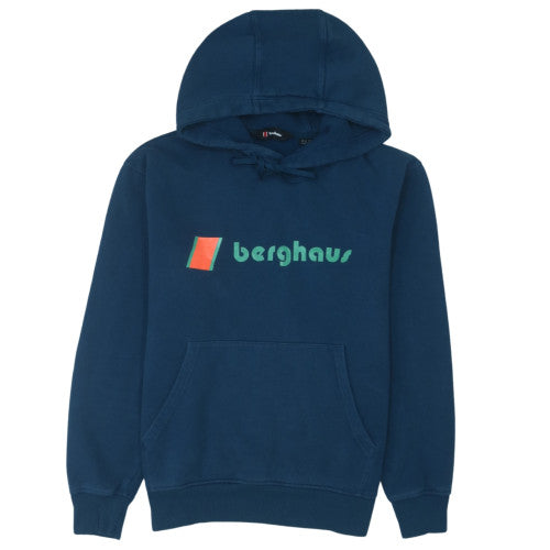 Berghaus Men's Blue Pullover Hoodie Size M Outdoor Fleece Sweatshirt