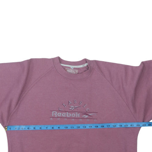 Reebok Women’s Purple Crew Neck Classic Logo Sweatshirt Size 12