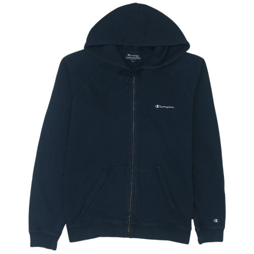 Champion Men's Navy Full Zip Hoodie XL Classic Athletic Style