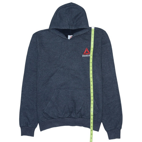 Reebok Mens Grey XL Pullover Hoodie Sweatshirt Sportswear