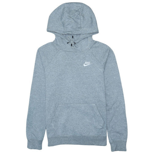 Nike Boys Grey XS Pullover Hoodie - Cotton Blend Comfortable Sportswear