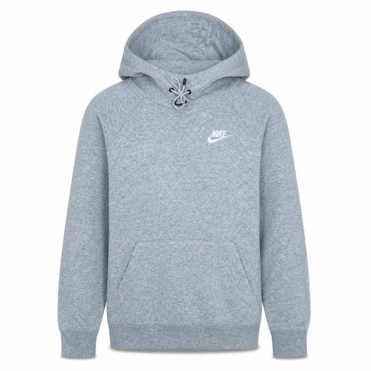 Nike Boys Grey XS Pullover Hoodie - Cotton Blend Comfortable Sportswear