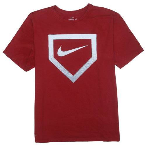Nike Men's Red Dri-Fit Graphic Logo 2XL Short Sleeve T-Shirt