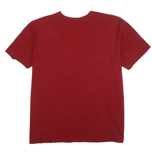 Nike Men's Red Dri-Fit Graphic Logo 2XL Short Sleeve T-Shirt
