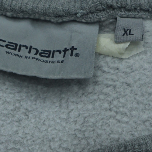 Carhartt Mens Grey XL Pullover Fleece Sweatshirt