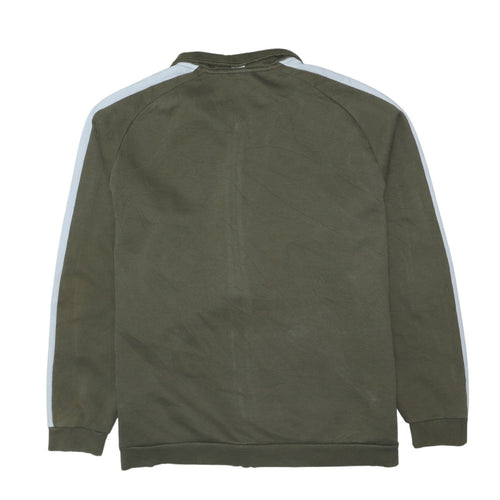 Puma Men's Green XL Full Zip Fleece Sweatshirt Jacket