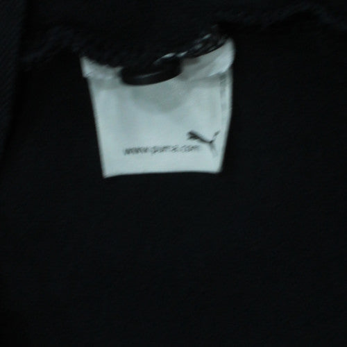 Puma Men's Black XL Regular Fit Cotton Polo Shirt