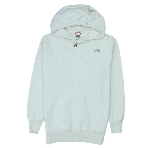 The North Face Womens White Small Pullover Hoodie 100% Cotton