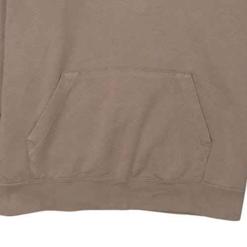Nike Men’s Brown XL Pullover Hoodie with Logo Print