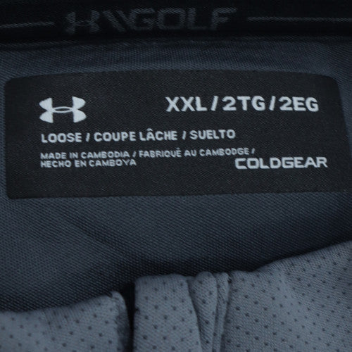 Under Armour Men’s Grey 2XL Pullover ColdGear Golf Sweatshirt