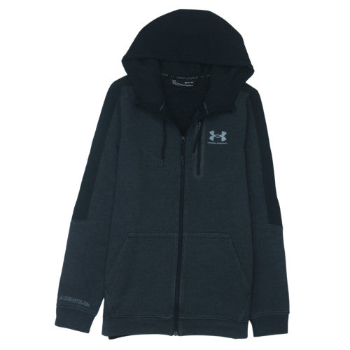 Under Armour Men's Black Small Full Zip Hoodie Fleece Sportswear