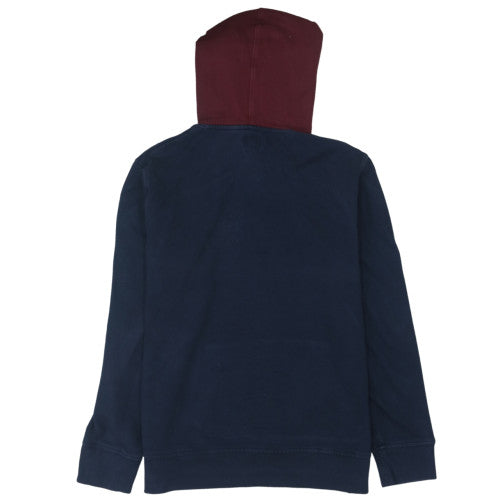 Levi's Men's Navy & Burgundy Pullover Hoodie Size L Cotton Blend Graphic