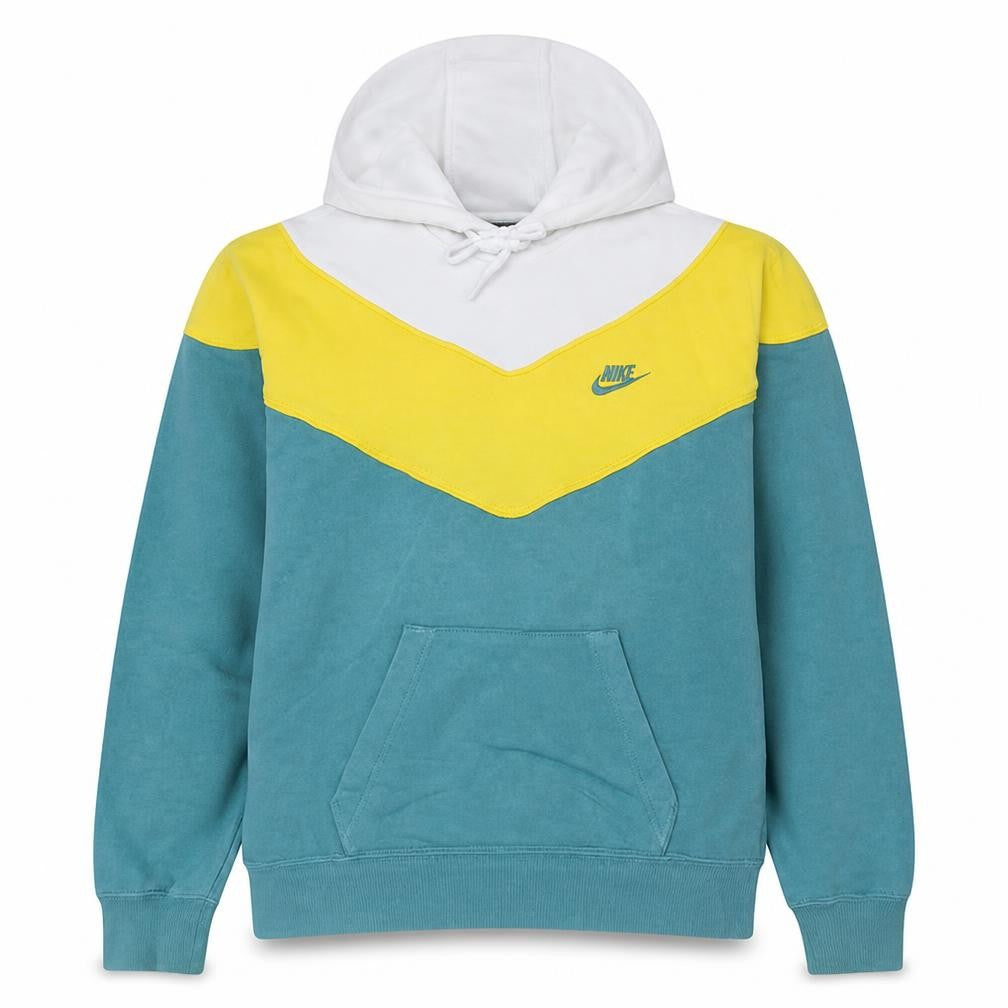 Front view of Nike men’s multicoloured pullover hoodie m regular fit
