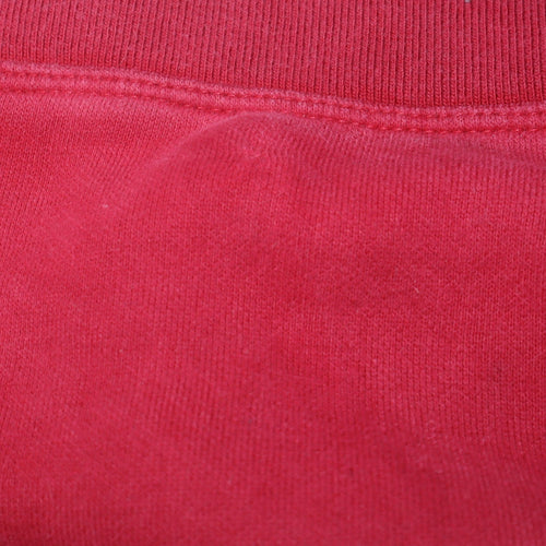 Nike Boys Red Crew Neck Long Sleeve Sweatshirt Size L 14/16 Cotton Blend