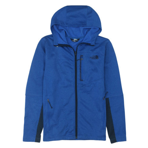 The North Face Men's Blue Full Zip Hooded Fleece Jacket M