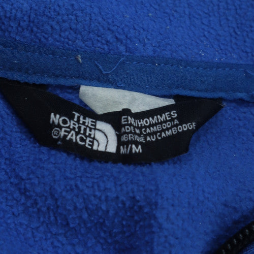 The North Face Men's Blue Full Zip Hooded Fleece Jacket M