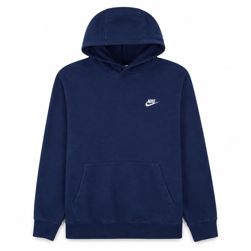 Nike Men's Blue Pullover Hoodie L Fleece Sportswear Sweatshirt