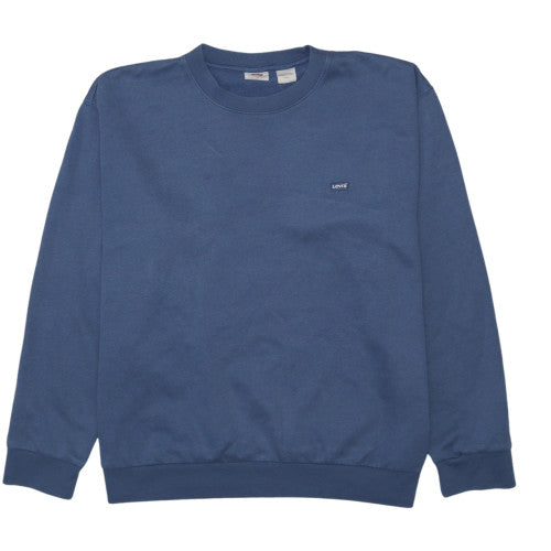Levi's Boys Blue Crew Neck Pullover Sweatshirt M Regular Fit
