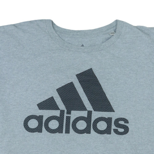 Adidas Men's Grey 2XL Sports Graphic Logo Crew Neck T-Shirt
