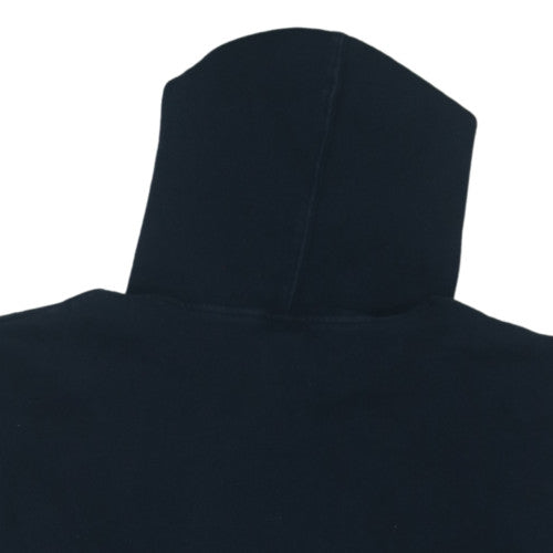 GAP Men's Black Pullover Hoodie L Logo Fleece Sweatshirt