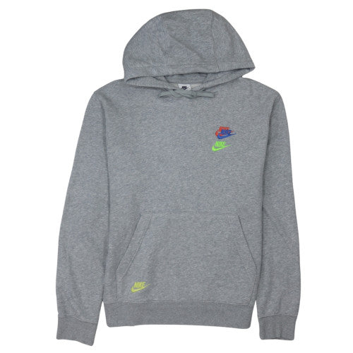 Nike Men's Grey Pullover Hoodie M Sports Fleece Sweatshirt