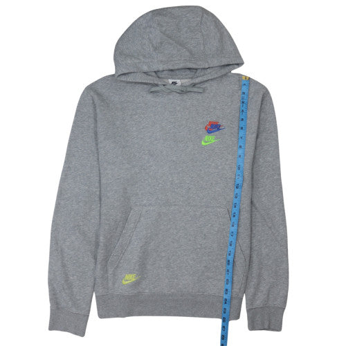 Nike Men's Grey Pullover Hoodie M Sports Fleece Sweatshirt
