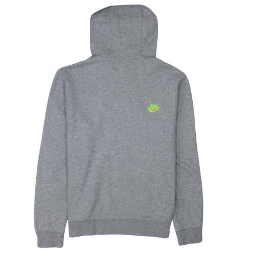 Nike Men's Grey Pullover Hoodie M Sports Fleece Sweatshirt