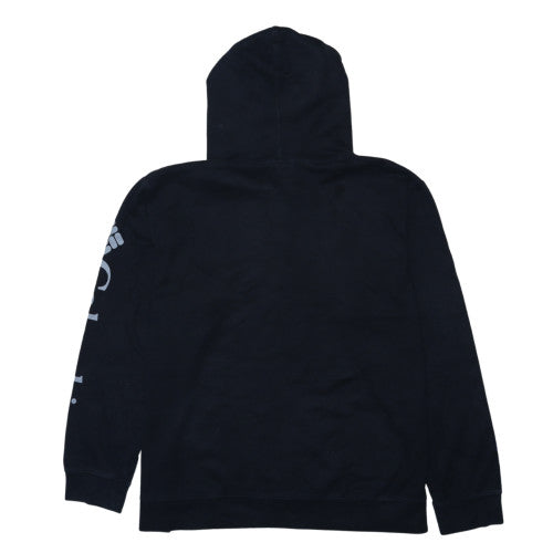 Columbia Mens Black 2XL Pullover Hoodie with Logo Sleeve