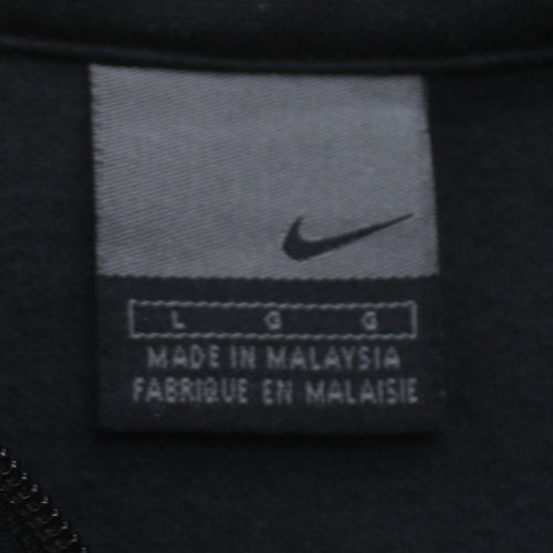 Nike Men's Black Full Zip Sweatshirt Jacket L Sports Fleece