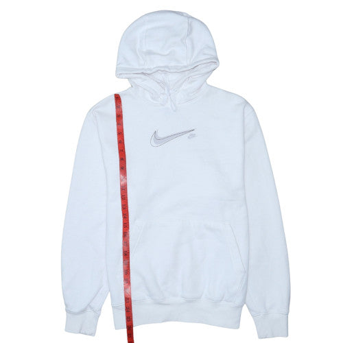 Nike Men's White Pullover Hoodie M Regular Fit Sports Fleece