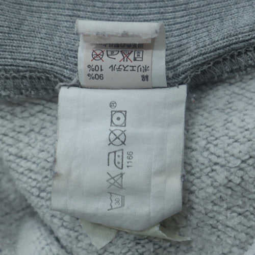 GAP Men’s Grey Logo Pullover Hoodie M Regular Fit Fleece