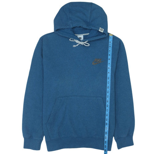 Nike Men's Blue Pullover Hoodie Size M Regular Fit Fleece Sweatshirt