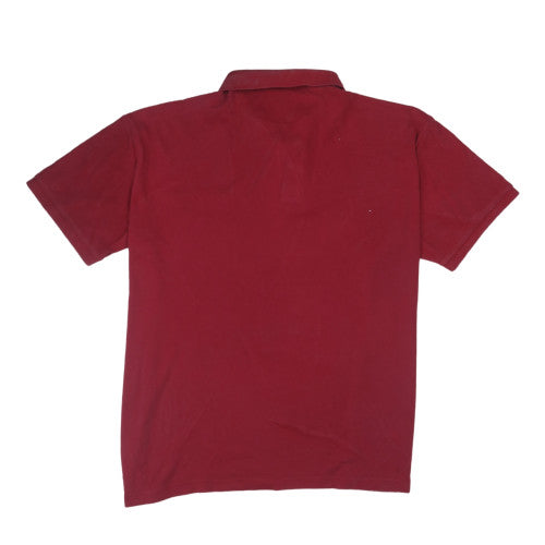Nautica Men's Red 2XL Classic Cotton Polo Shirt Short Sleeve
