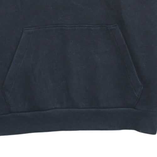 Adidas Men's Black Pullover Hoodie Small Logo Fleece Sweatshirt