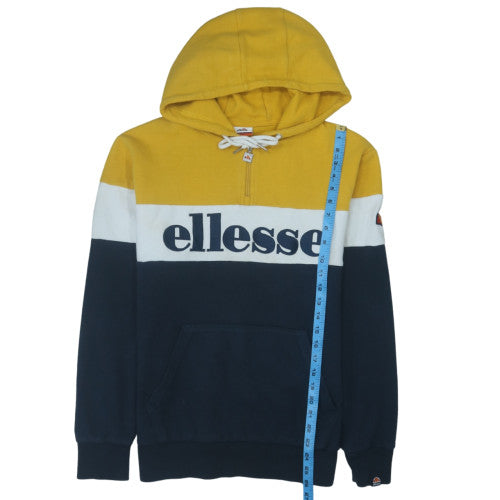 Ellesse Mens Multicoloured L Pullover Hoodie Retro Sports Style