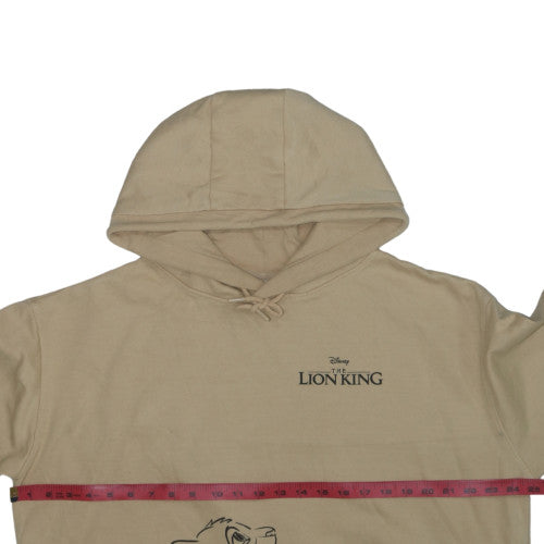 Disney The Lion King Women's Beige Pullover Hoodie Size L