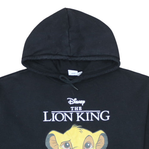 Disney Men’s Black Lion King Hoodie Medium Pullover Graphic Sweatshirt