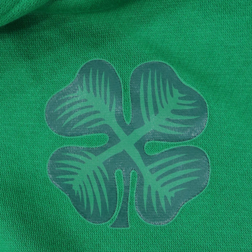 Adidas Men’s Green 2XL Pullover Hoodie with Logo Print