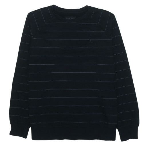 Nike Jordan Men’s Black Striped Pullover Sweatshirt L