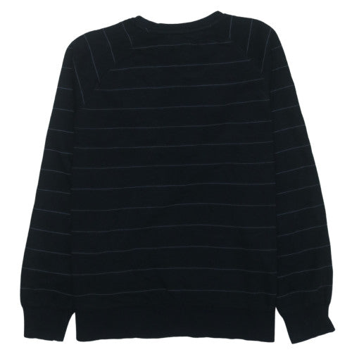 Nike Jordan Men’s Black Striped Pullover Sweatshirt L