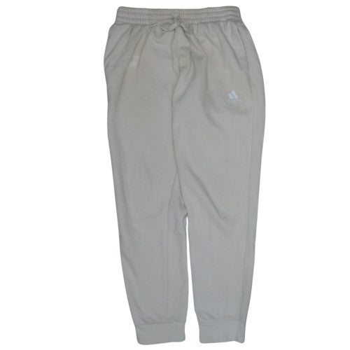 Adidas Mens Beige Jogger Sweatpants Size M Drawstring Waist